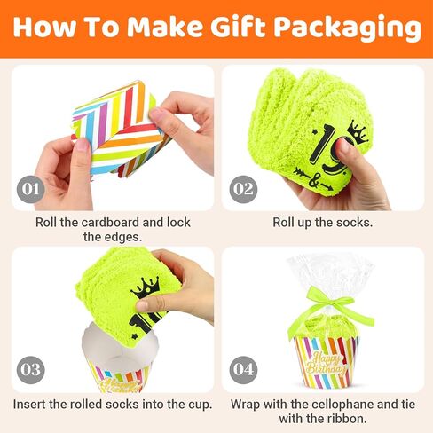 HAPPYPOP 19th Birthday Gift Ideas for Girls Boys - Socks Gifts for 19 Year Old Young Adults in Saudi Arabia