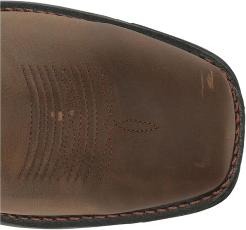 Ariat Mens Big Rig Waterproof Work Boot Dark Brown/Distressed Brown 16 X-Wide in Saudi Arabia