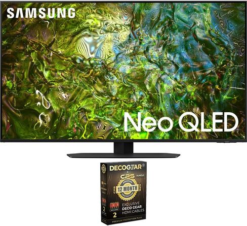 SAMSUNG QN90BA 55" Neo QLED 4K Quantum HDR Smart TV (2022) Ultimate Bundle with Xbox Wireless Controller (Carbon Black) and Premium 2 YR CPS Enhanced Protection Pack in Saudi Arabia