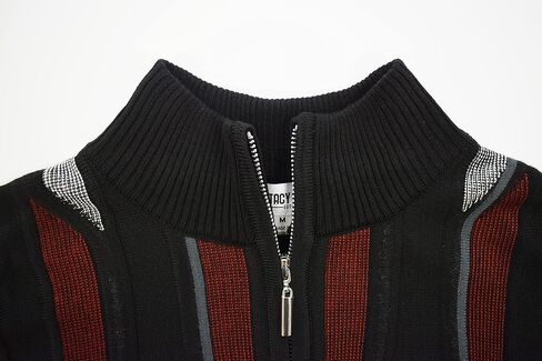 STACY ADAMS Men’s Sweater Jacquard Flourish Tonal Design in Saudi Arabia