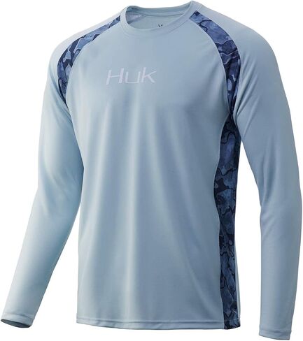 HUK Men's Strike Long Sleeve 30 UPF Performance Fishing Shirt in Saudi Arabia
