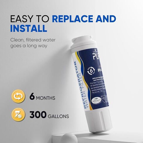 PUREPLUS UKF8001 NSF 53&42 Certified Water Filter Replacement for Maytag UKF8001P, EDR4RXD1, Everydrop Filter 4, PUR 4396395, Puriclean II, UKF8001AXX-200, UKF8001AXX-750, RWF0900A Refrigerator, 3Pack in Saudi Arabia