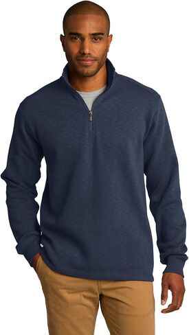 Port Authority Men's Slub Fleece 1/4Zip Pullover in Kuwait
