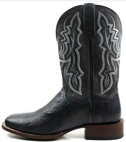 Dan Post Men's Water Snake Exotic Western Boot Broad Square Toe - Dps617 in Kuwait
