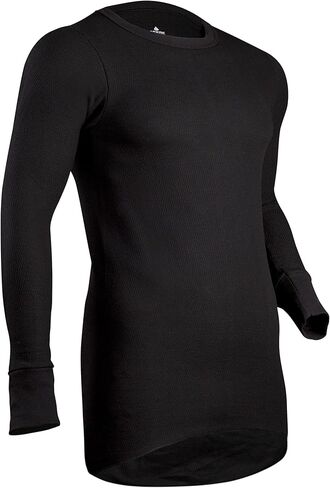 Indera Mens Long Sleeve Shirt - Icetex Thermal W/Silvadur Sports Compression Tops, White, Medium US in Saudi Arabia
