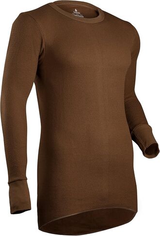 Indera Mens Long Sleeve Shirt - Icetex Thermal W/Silvadur Sports Compression Tops, White, Medium US in Saudi Arabia