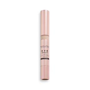 Makeup Revolution Eye Bright Concealer, Buildable Coverage, Dewy Finish, Caramel, 3ml