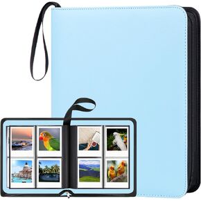 256 Pockets Large Photo Album for Polaroid Now/i-Type/600/SX-70 Instant Photos,Compatible with Fujifilm Instax Wide 400/300 and Instax Square Instant Film (Black)