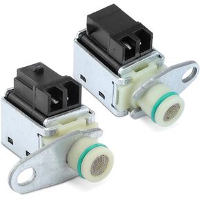 A-Premium Transmission Shift Solenoid (1-2 & 2-3) Compatible with Chevrolet Silverado 1500/2500/3500, Tahoe, Blazer, Express, C1500/2500 (Suburban) & More, Automatic 4 Speed Trans 2-PC Set