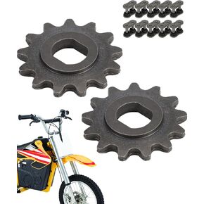 MX650 13T Motor Sprocket & 25H Chain Master Link Bundles for Razor MX650/500, SX500 Dirt Rocket Bike, RSF650, And MY1020 Motor Electric Scooter Mini Bike Go Kart