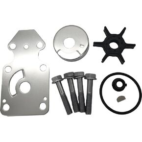 63V-W0078-04-00 Water Pump Impeller Repair Kit for Yamaha 63V-W0078-02-00 9.9 15 HP Outboard Sierra 18-3433 2 & 4 Stroke 2 Cylinders 63V-W0078-00-00 63V-W0078-01-00 9.9HP 15HP F9.9 T9.9 F15
