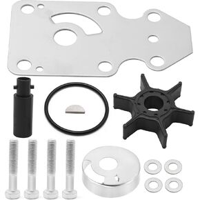 68T-W0078-00-00 Water Pump Impeller Rebuild Kit, Replacement for Yamaha Outboard 6HP 8HP 9.9HP F6 F8 T8 F9.9 4 Stroke Engine, Replaces 68T-W0078-00 68T-W0078-02-00