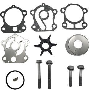 692-W0078-02-00 Water Pump Impeller Repair Kit for Yamaha Outboard 60 70 75 80 85 90 HP 2 Stroke Sierra 18-3370 18-3371 692-W0078-A0-00 692-W0078-01-00 692-W0078-00-00 C85 CV85 C90