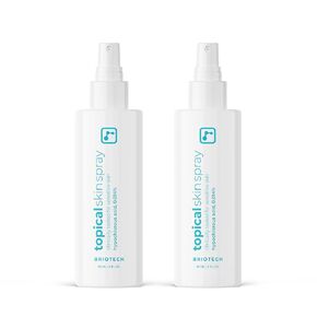 BRIOTECH Topical Skin Spray, Hypochlorous Acid for Body & Face, Eyelid Cleanser, HOCl Facial Mist, Support Against Irritation, Calm Redness, Soothe Foot & Scalp, 1 Gallon Refill, 1 ct