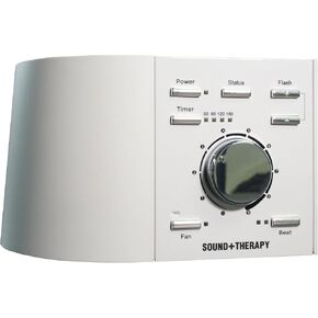 Adaptive Sound Technologies Sound & Therapy - 40 Hz Sleep Machine - Supports Relaxation & Deep Sleep - Features Gamma Light Therapy, Fan Masking Mode & Therapy Length Timer