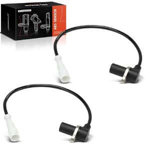 A-Premium ABS Wheel Speed Sensor Compatible with Pontiac Models - GTO 2004 2005 2006 - Rear Driver and Passenger Side, 2-PC Set, Replace# 92050125, SU9463