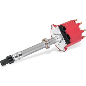 Ignition Distributor Compatible for 1987-1995 Chevrolet Pontiac GMC C/K Pickup Truck Red Cap and Rotor kit Replacement 1103952 1104060