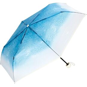 Cream Soda Umbrella Mini Umbrella Rain Umbrella Folding Umbrella Vinyl Umbrella Compact Folding Soda Ice Cafe Instagrammable Gift Japan kawaii Blue