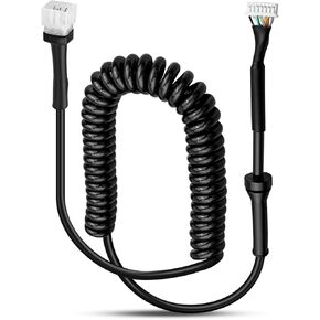 Snow Plow Controller Cable Fit for Western Fisher Cab Command Snow Plow, Handheld Controller Cord Replaces 96437 56462 9400 72556 56435, Snow Plow 6 Pin Straight Blade
