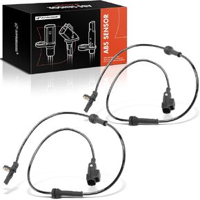 A-Premium ABS Wheel Speed Sensor Compatible with Jaguar Models - XE 2016-2021, XF 2016-2023 - Front Driver and Passenger Side, 2-PC Set, Replace# T2H4069, T2H32280