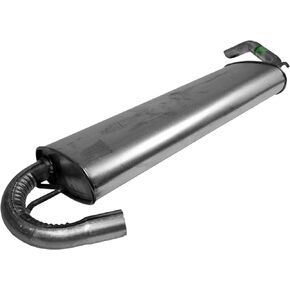 Walker Quiet-Flow SS 50057 Direct Fit Exhaust Muffler Assembly 2" Inlet (ID) 2" Inlet (OD) 2" Outlet (OD) for Dodge Caravan