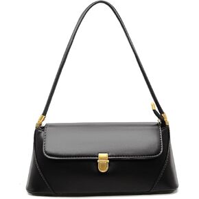Vintage Shoulder Bag for Women Retro Classic Trendy Small Vegan Leather Handbags Cute Hobo Tote Handbag Mini Clutch