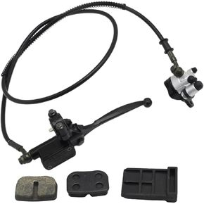 Hydraulic Brake Master Cylinder Caliper with Brake Pads Hose Tube Replacement for Baja Doodle Bug DB30 Replacement for 97cc 100cc 2.5HP 2.8HP 3HP Motorsports Mini Bike
