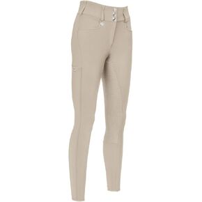 2024 Womens Candela Grip Full Seat Riding Breeches 143906 - Vanilla Cream