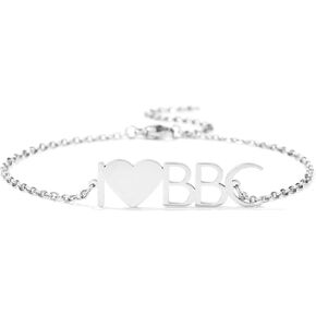 I Love BBC Anklet - Gold or Silver Plated, Swinger Style