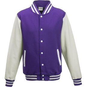 Varsity Jkt Purple/white