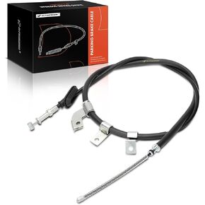 A-Premium Rear Driver Side Parking Brake Cable Assembly Compatible with Subaru Models: Forester 2003 2004 2005 2006 2007 - Replace# 26051SA010