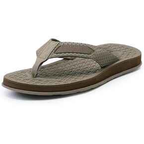 Malida Mens Flip Flops غير انزلاق الحمام أحذية حذاء وسادة الرغوة الداخلية والخارجية الثونغ في الهواء الطلق