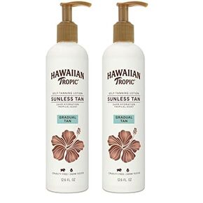 Hawaiian Tropic Reef Friendly Gradual Tanning Milk Lotion, 12.6 Ounces