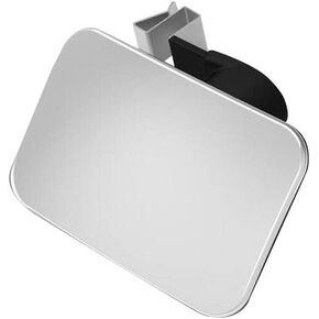 Convex Glass Blind Spot Mirror for Cars – 360° Adjustable Anti-Theft Side Mirror with Reusable Gel Pad & Cleaning Cloth, Universal Fit for All Vehicles (Used in the car)