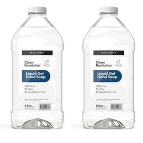 Clean Revolution Foaming Hand Soap Refill Supply Container, Ready to Use Formula, Dreamy Citrus Fragrance, Gluten Free, 128 Fl. Oz