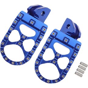 Motorcycle Foot Peg Foot Rest Dirt Bike Foot Pegs For Sur Ron Light Bee S/X For Segway X260 X160 For Talaria Sting MX3 MX4 XXX Taparia Foot Pedals Rests (Blue)