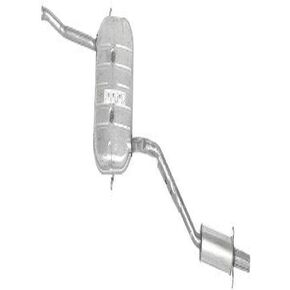 Walker Quiet-Flow SS 47733 Direct Fit Direct Mukufhler Assembly 2 "Inlet (ID) 2.125" Outlet (ID) لـ Volvo S70