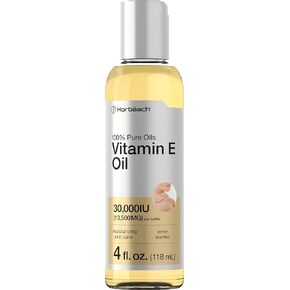 Vitamin E Oil For Skin 30,000 IU | 4 fl oz | 100% Pure Oils | Moisturizing Oil | Non-GMO, Vegetarian | Packaging May Vary | Coera by Horbaach