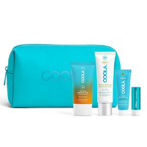 COOLA Organic Sunscreen and Lip Balm SPF 30 Sun Protection Kit, Dermatologist Tested and TSA Approved, Vegan and Gluten Free, 4 Items Total