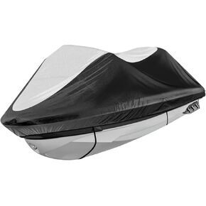 Jet Ski Cover, 210D Oxford Trailerable Jetski Cover 1 Seater Compatible with Yamaha Sea-Doo Kawasaki Lengths 96" to 102"