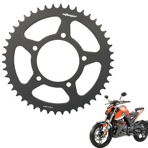 Xitomer 46 Tooth Chain Sprocket Compatible with ZT 125 U 125 Motorcycle Rear Sprocket Rear Steel Chain
