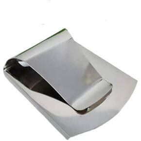 Stainless Steel Money Clip Silver Metal Pocket Holder Wallet Credit Card Holder For Father's Day/Xmas Gift