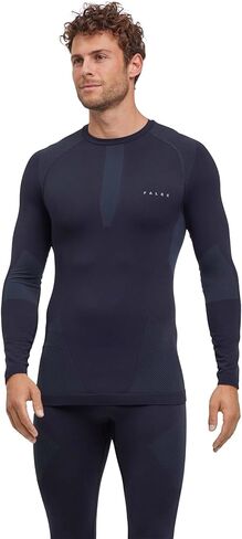 FALKE Men's Warm Crew Neck Base Layer Top, 1 Piece in Kuwait