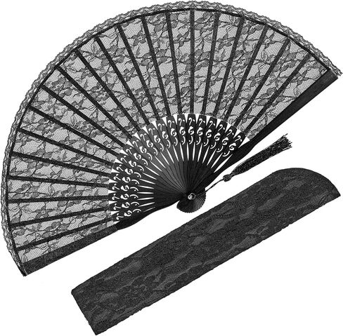 Hand Fans for Women Foldable, Folding Fans Handheld Fan Chinese Japanese Vintage Bamboo Silk Foldable Fan for Dance Music Festival Gift (Brown-Bamboo-S) in Saudi Arabia