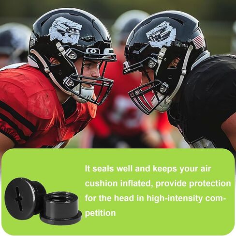 6 PCS Pladder Valve Procks for Riddell Speedflex and Speed ​​LCON خوذة ، مجموعة كاملة من أغطية الصمامات ذات التأثير العالي لسرعة خوذة Speedflex ، ومسامير خوذة واحدة ، ومسامير كرة قدم للشباب والبالغين in Saudi Arabia
