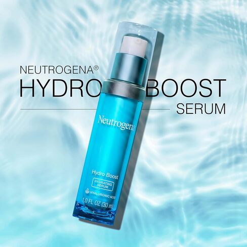 Neutrogena Hydro Boost Hydrating Hyaluronic Acid Serum, Oil-Free and Non-Comedogenic Face Serum Formula for Glowing Complexion, Oil-Free & Non-Comedogenic, 1 fl. oz in Saudi Arabia