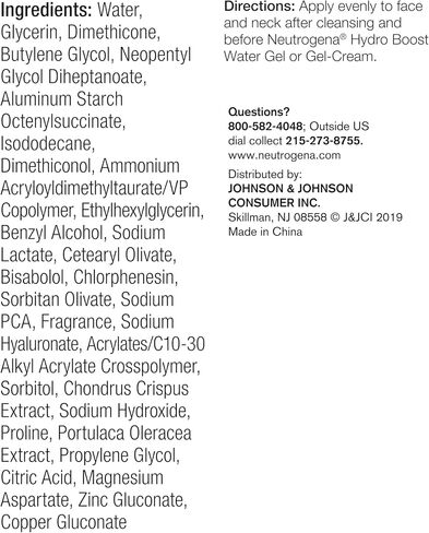 Neutrogena Hydro Boost Hydrating Hyaluronic Acid Serum, Oil-Free and Non-Comedogenic Face Serum Formula for Glowing Complexion, Oil-Free & Non-Comedogenic, 1 fl. oz in Saudi Arabia