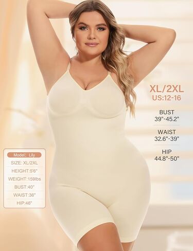 Backless Shapewear for Women Tummy Control Shapewear Low Back Bodysuit Seamless with Shorts Light Compression in Saudi Arabia