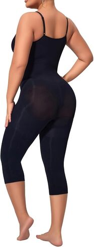 Tummy Control Bodysuits Full Body Suit Shapewear One Piece Capri Jumpsuits for Women in Saudi Arabia