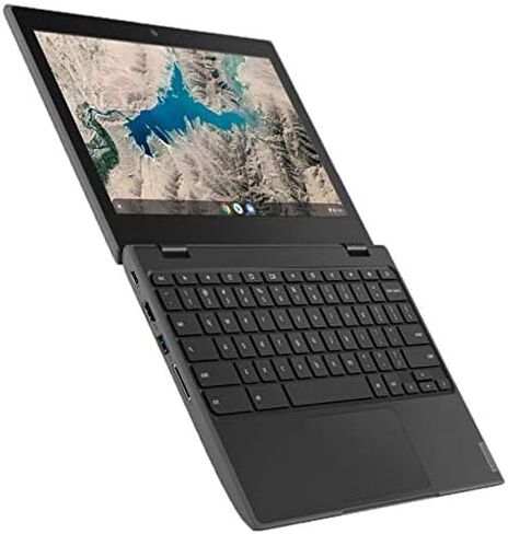 Lenovo 100E Chromebook 2ND Gen Laptop, 11.6" HD (1366 X 768) Display, MediaTek MT8173C Processor, 4GB LPDDR3 RAM, 16GB eMMC TLC SSD, Powervr GX6250, Chrome OS, 81QB000AUS, Black in Saudi Arabia